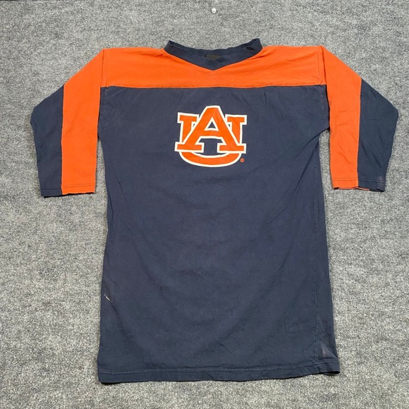 Concepts Sport Other - Auburn Tigers Concepts Sport Sleep Shirt Navy Orange 3/4 Sleeve Loungewear L